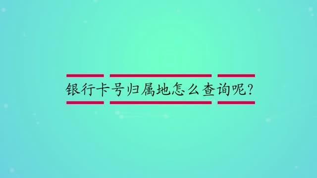 银行卡号归属地查询-银行卡号归属地查询系统