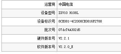 zxv10h108l的简单介绍