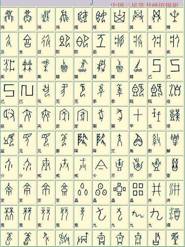 甲骨文字体大全-甲骨文字体大全 转换 转换器